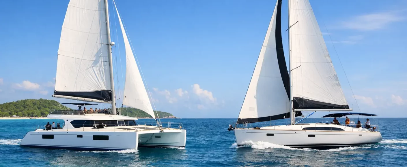 Catamaran ou voilier pour vacances ?