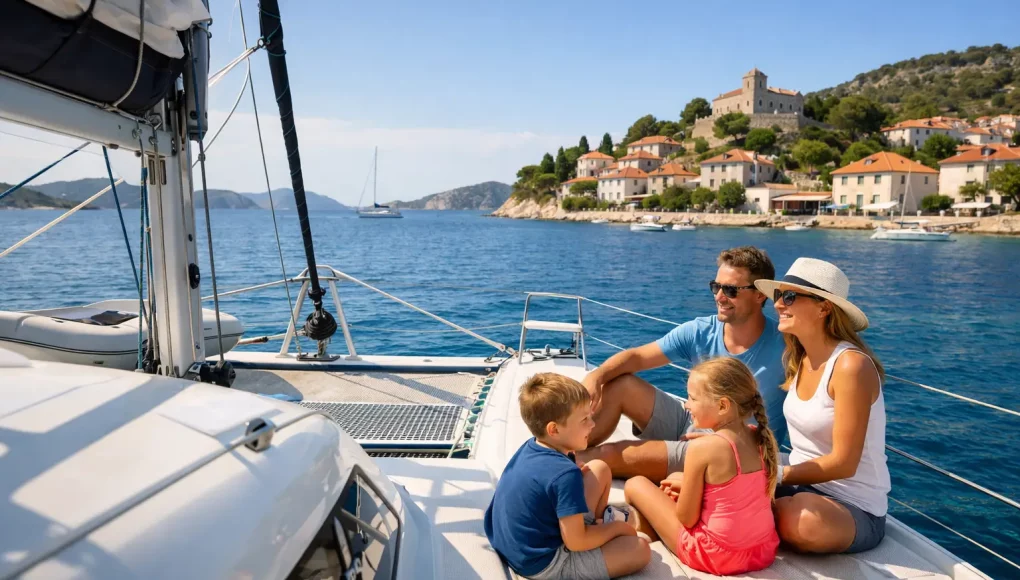 Croisière catamaran Croatie en famille