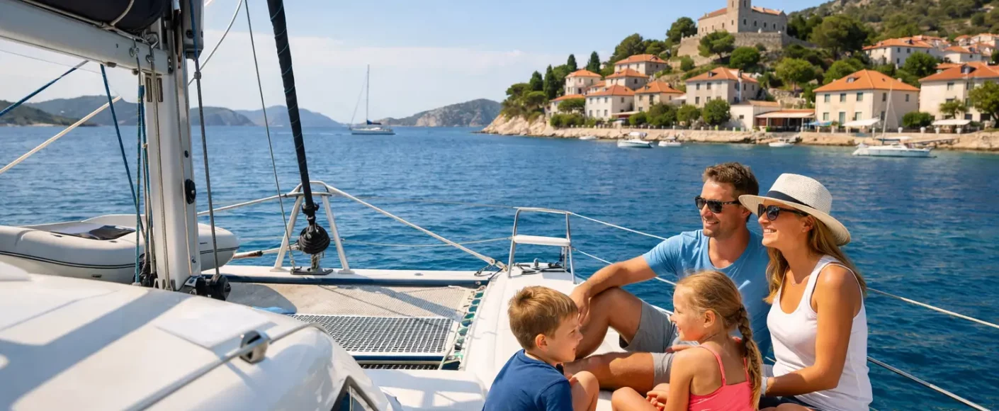 Croisière catamaran Croatie en famille