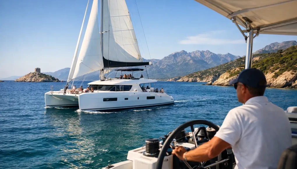 Location catamaran Corse avec skipper