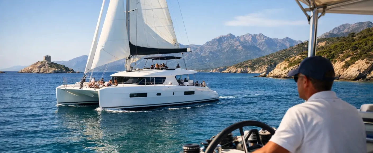 Location catamaran Corse avec skipper