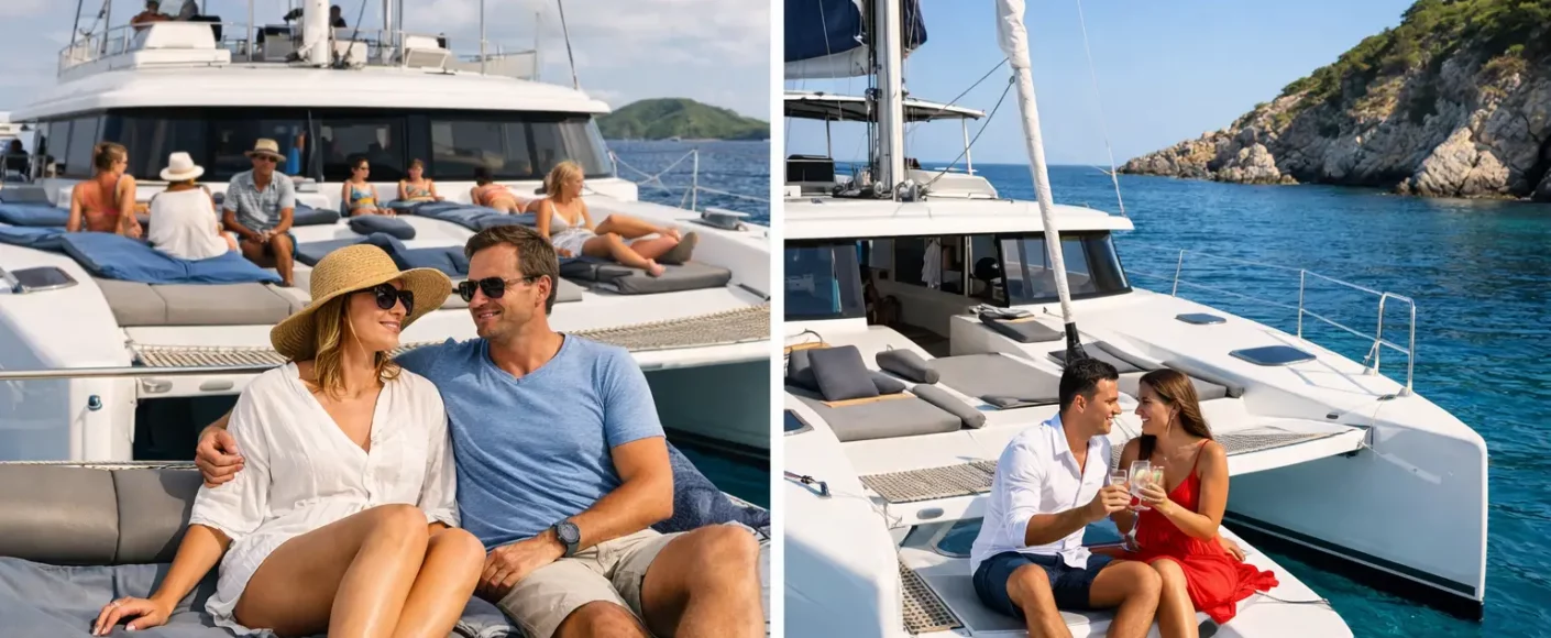 Croisière cabine ou privatisation catamaran ?