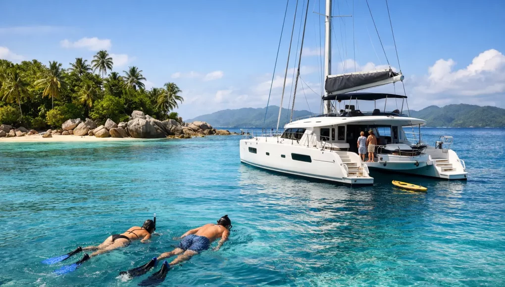 Exemple séjour catamaran aux Seychelles sur 7 jours