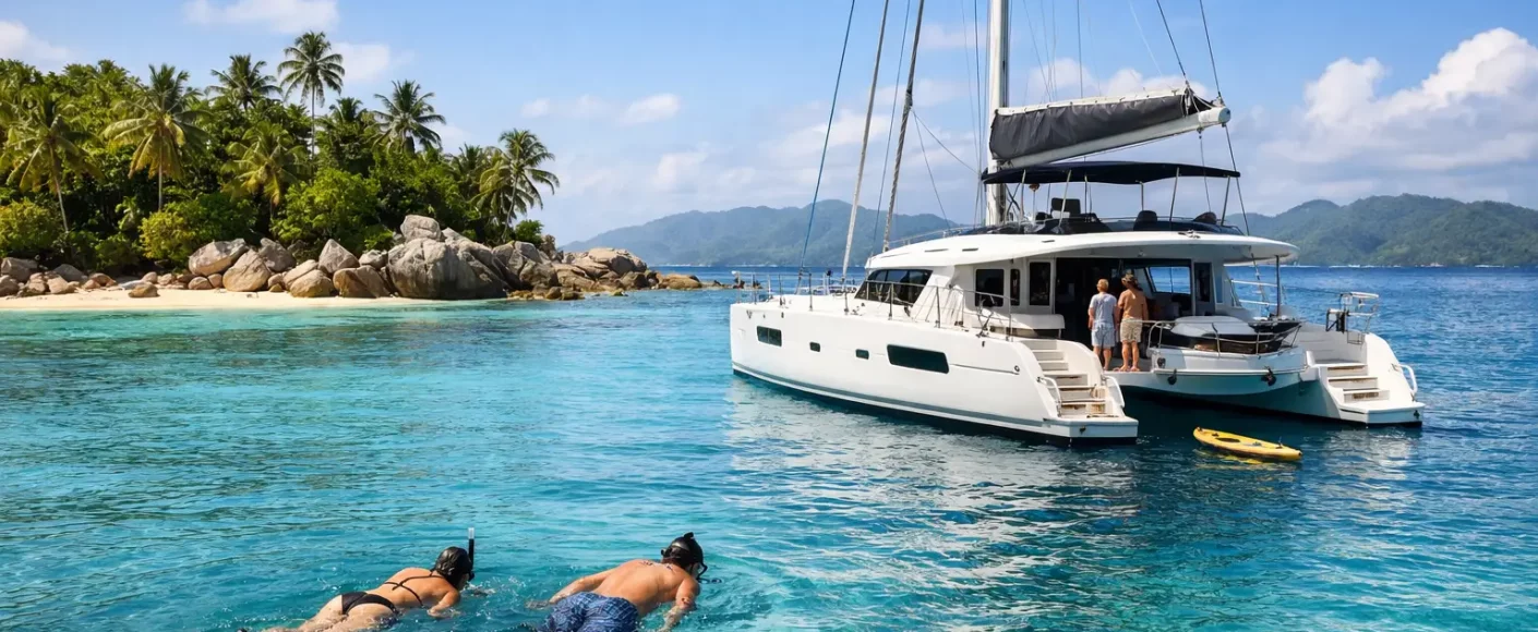 Exemple séjour catamaran aux Seychelles sur 7 jours