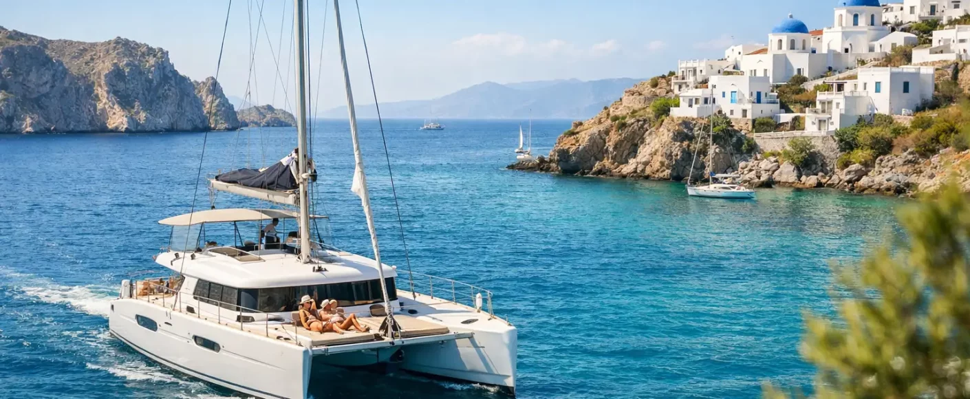 Exemple voyage catamaran en Grèce sur 7 jours