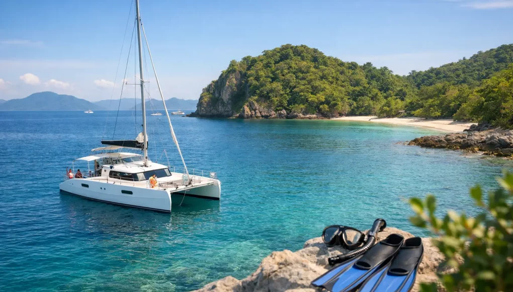 Itinéraire croisière catamaran une semaine