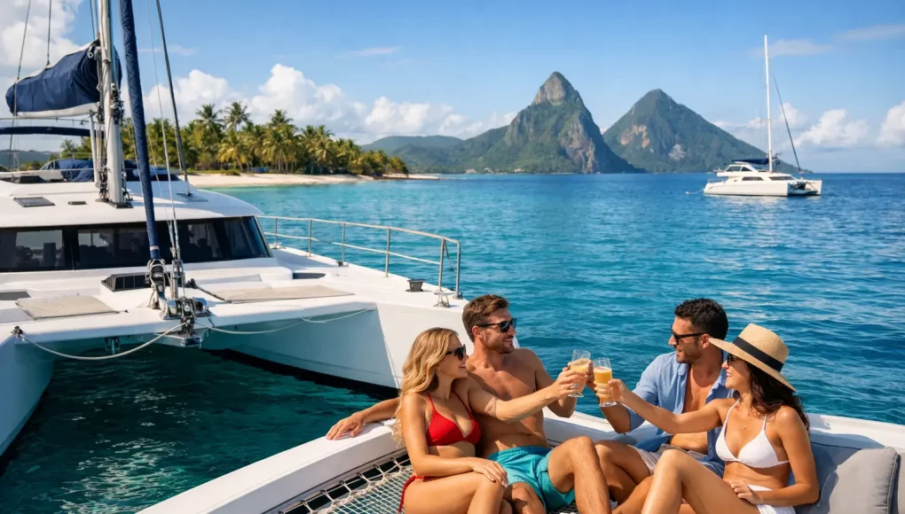 Location catamaran Antilles entre amis
