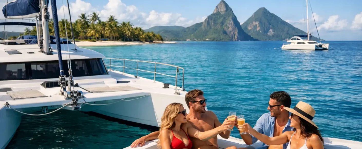 Location catamaran Antilles entre amis
