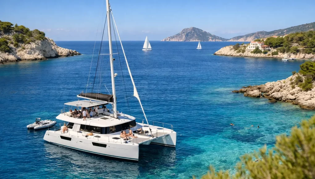 7 meilleurs itinéraires catamaran Méditerranée