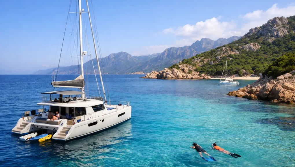 Exemple croisière catamaran en Corse sur 7 jours