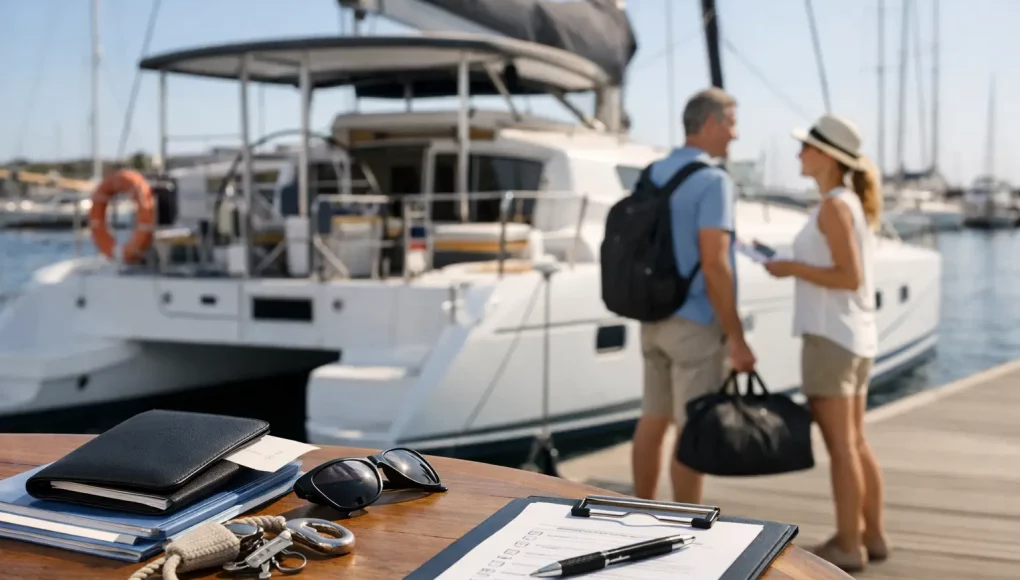 Formalités embarquement catamaran à prévoir