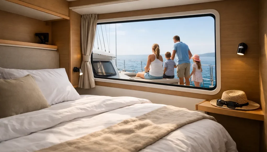 Choisir la cabine adaptée au catamaran familial