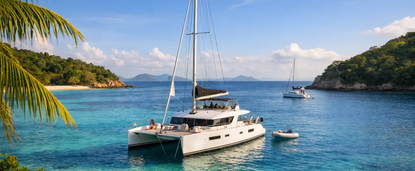 Les plus beaux mouillages en catamaran à vivre