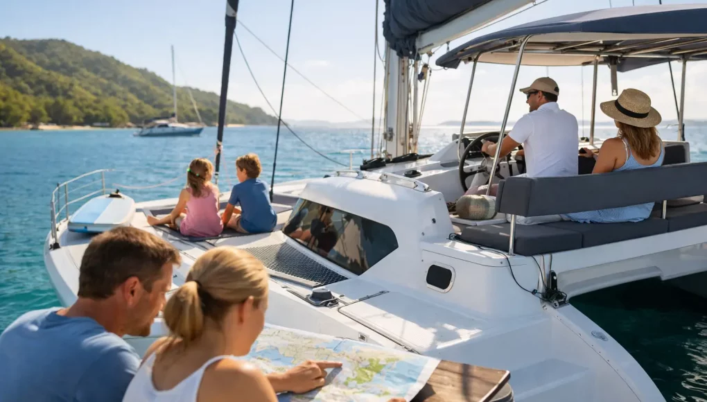 Planifier une croisière catamaran familiale