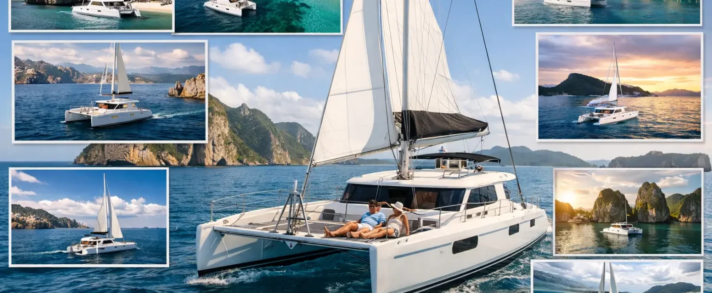 Guide location catamaran mondial en 8 destinations