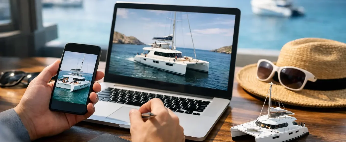 Sécuriser une réservation de croisière catamaran