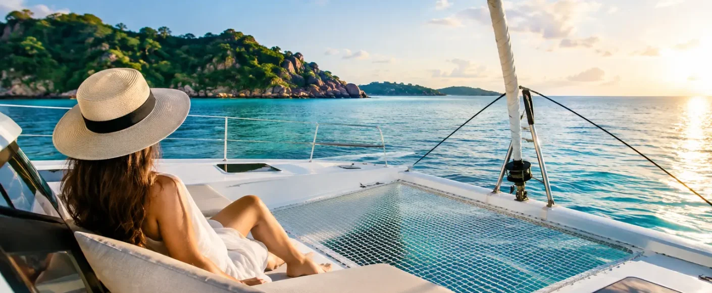 Réserver une croisière en cabine sur catamaran